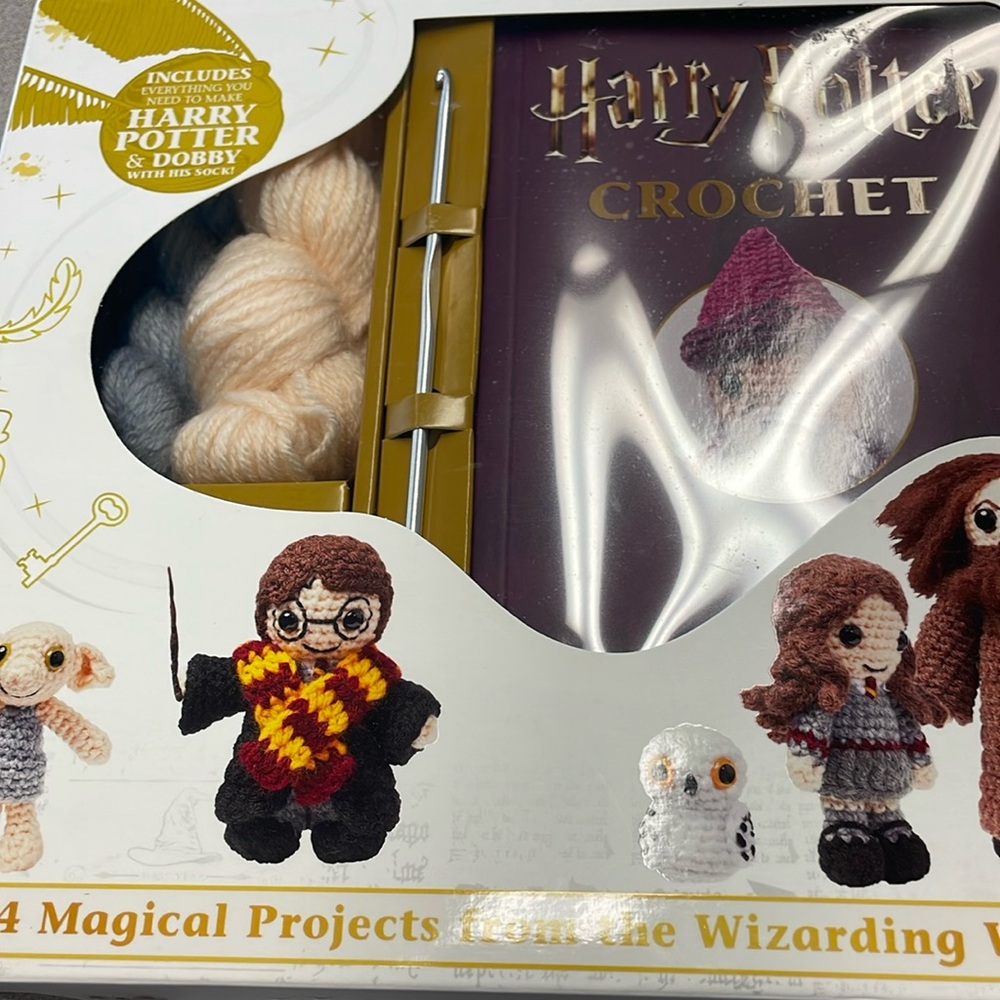 Harry Potter Crochet Kit (Mixed Media Product) NIB! Wand Crochet Needle